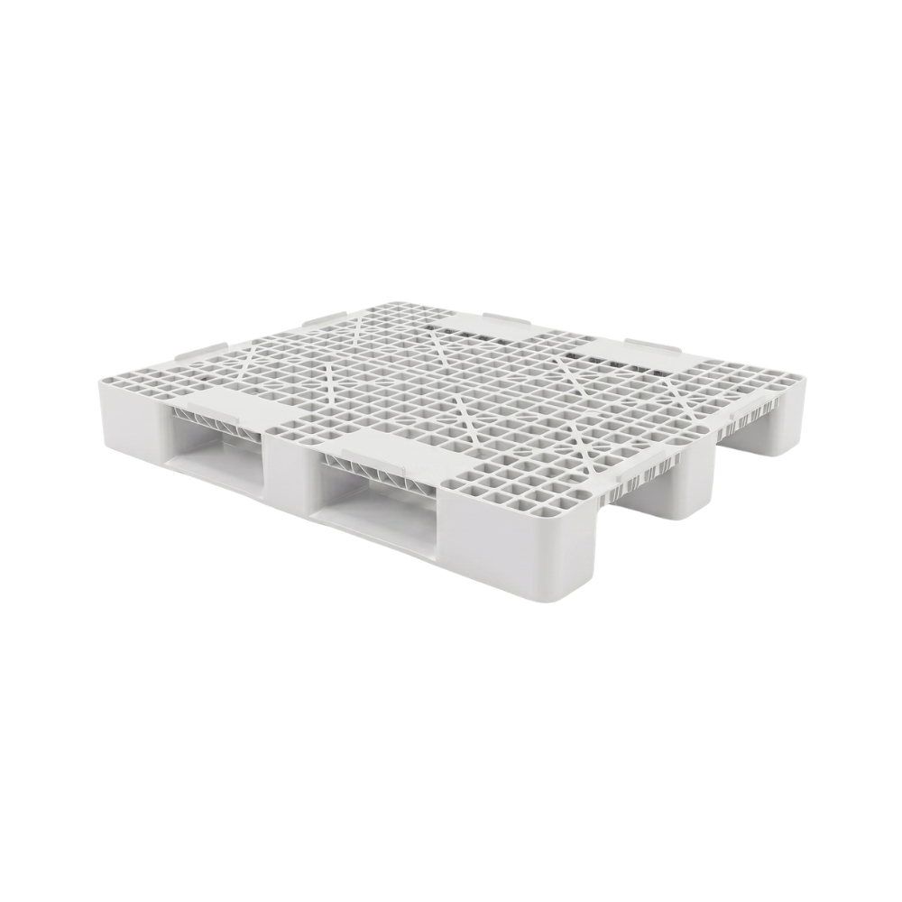 ÇP-PLT 100x120 Gridded Plastic Pallet with Barrier