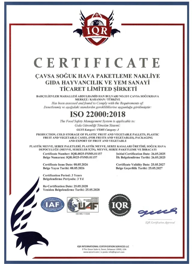 ISO 22000:2018
